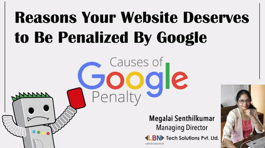 Reasons Why Google May Penalize Your Website