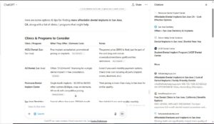 Samples of GEO Results